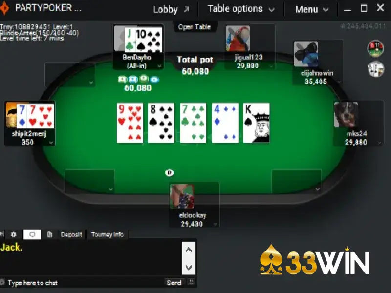 Sơ lược về game bài Poker 33win